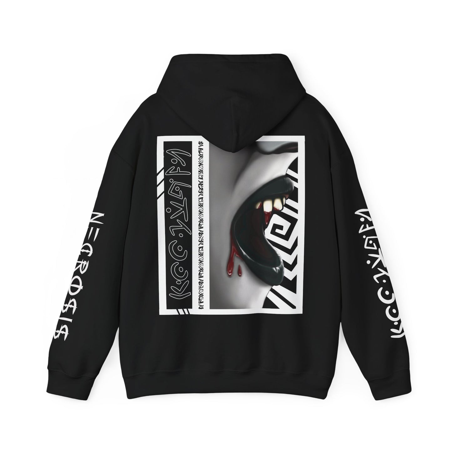 Necrosis Vampire Graphic Hoodie