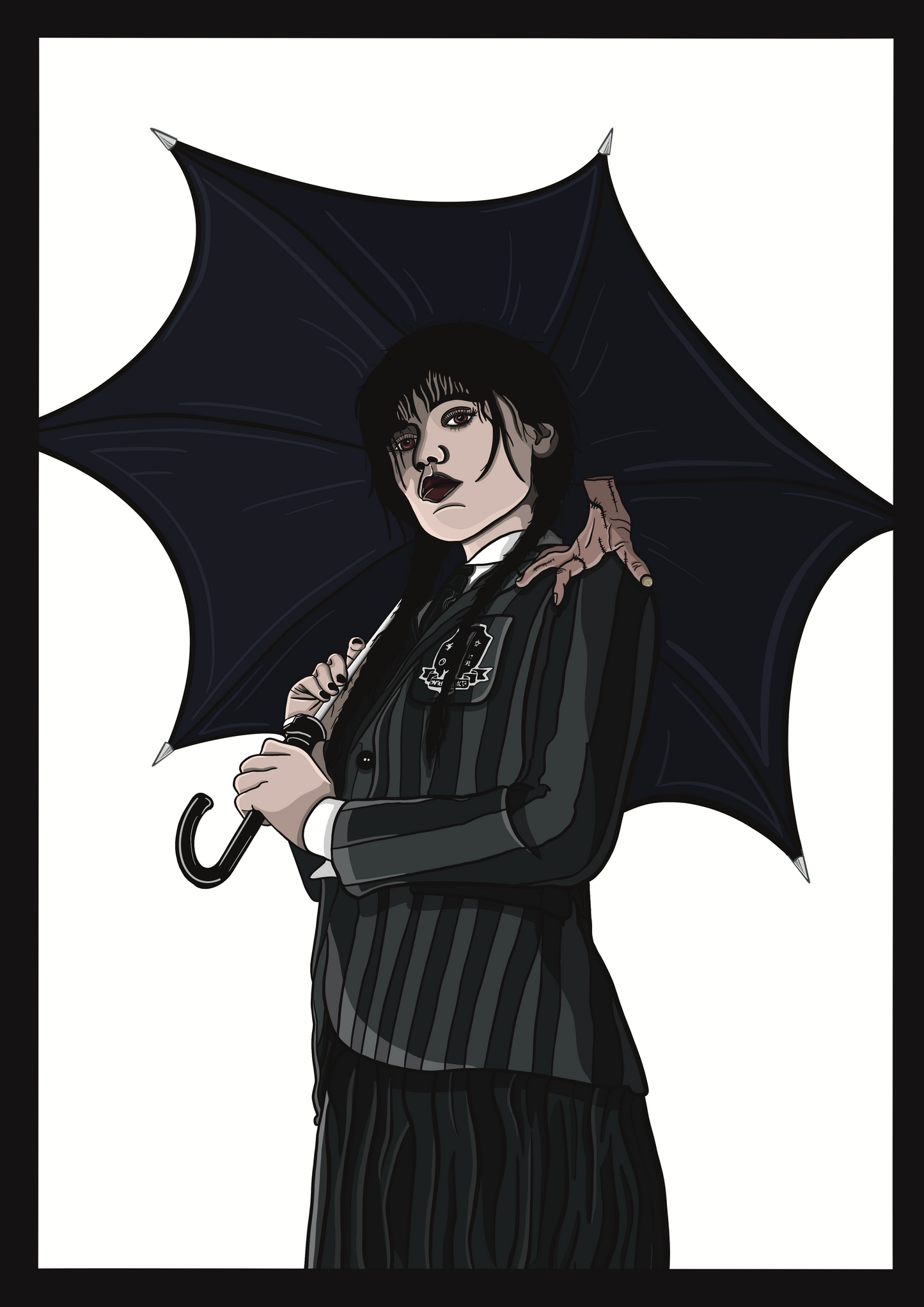 Wednesday Addams Print